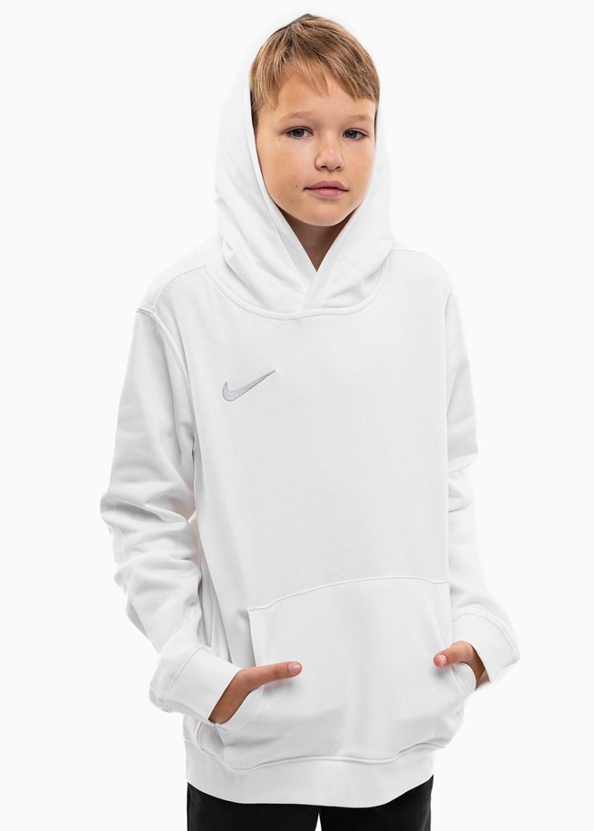 FELPA CON CAPPUCCIO BAMBINO NIKE PARK FLEECE  CW6896-101 80% COTTON 20% POLYESTER