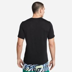 T-SHIRT NIKE PARK20 SWOOSH CW6936 010 75% POLYESTER 13% COTTON 12% RAYON