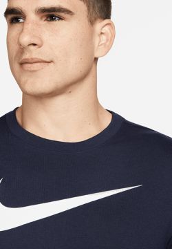 T-SHIRT NIKE PARK20 SWOOSH CW6936-451 75% POLYESTER 13% COTTON 12% RAYON