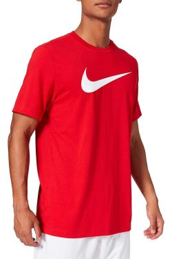 T-SHIRT NIKE PARK20 SWOOSH CW6936-657 75% POLYESTER 13% COTTON 12% RAYON
