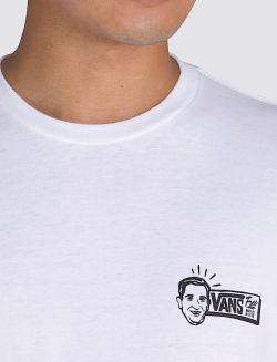 T-Shirt Classic Fit Death Grip SS Bianco VN000M5AWHT1 Vans