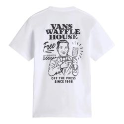 T-Shirt Classic Fit Death Grip SS Bianco VN000M5AWHT1 Vans