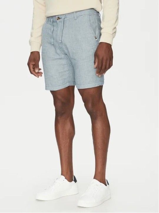 Pantaloncini Indicode di tessuto Inerwilo 70-815 Blu Slim Fit 70-815-465
