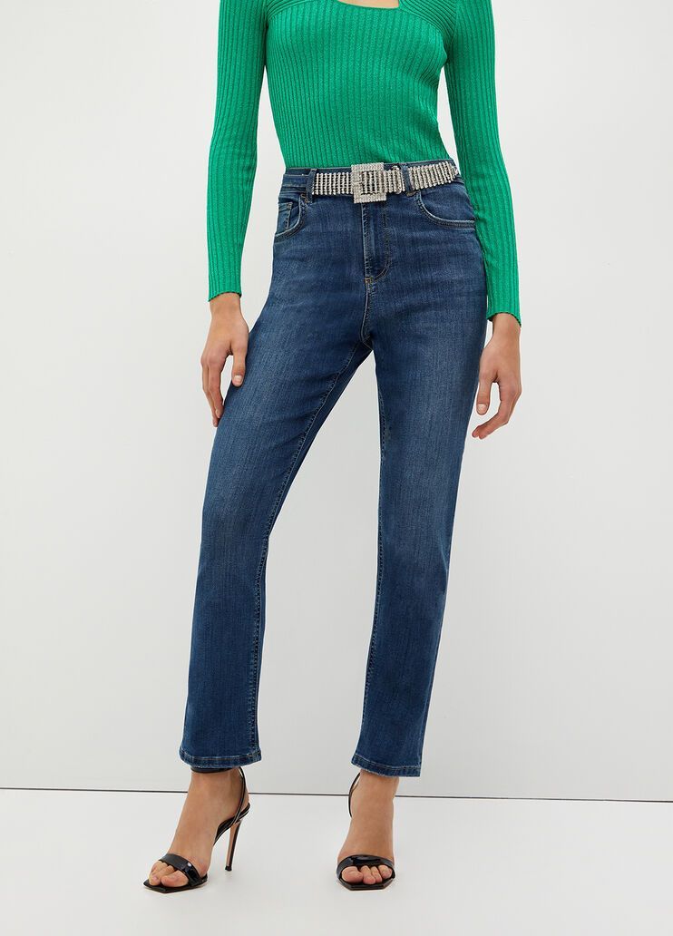 Pantalone Liu Jo Blu Ua3019d4391
