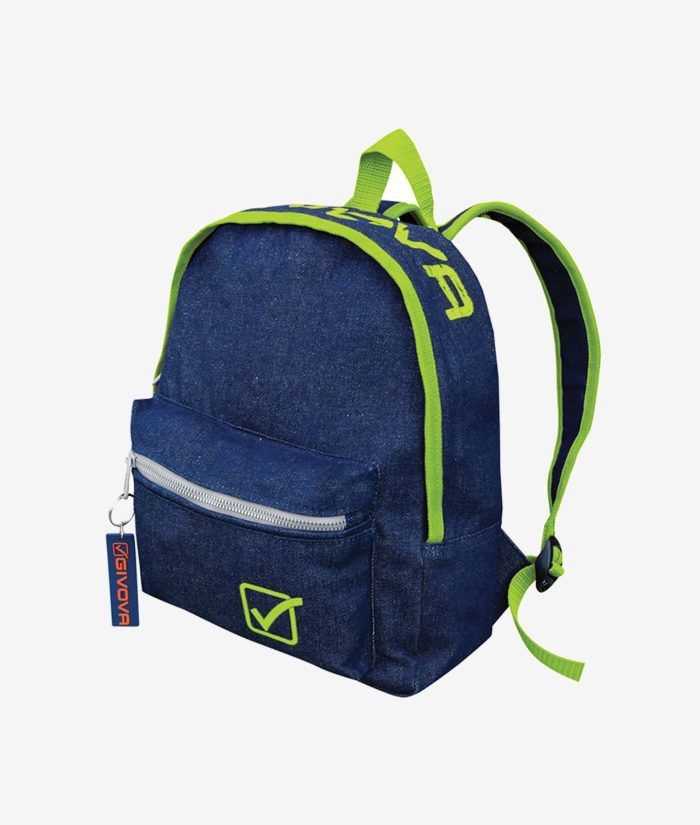 ZAINO UNIVERSITY JEANS GIVOVA B024-4219 Altezza: 31cm – Larghezza: 25cm – Profondità: 11cm