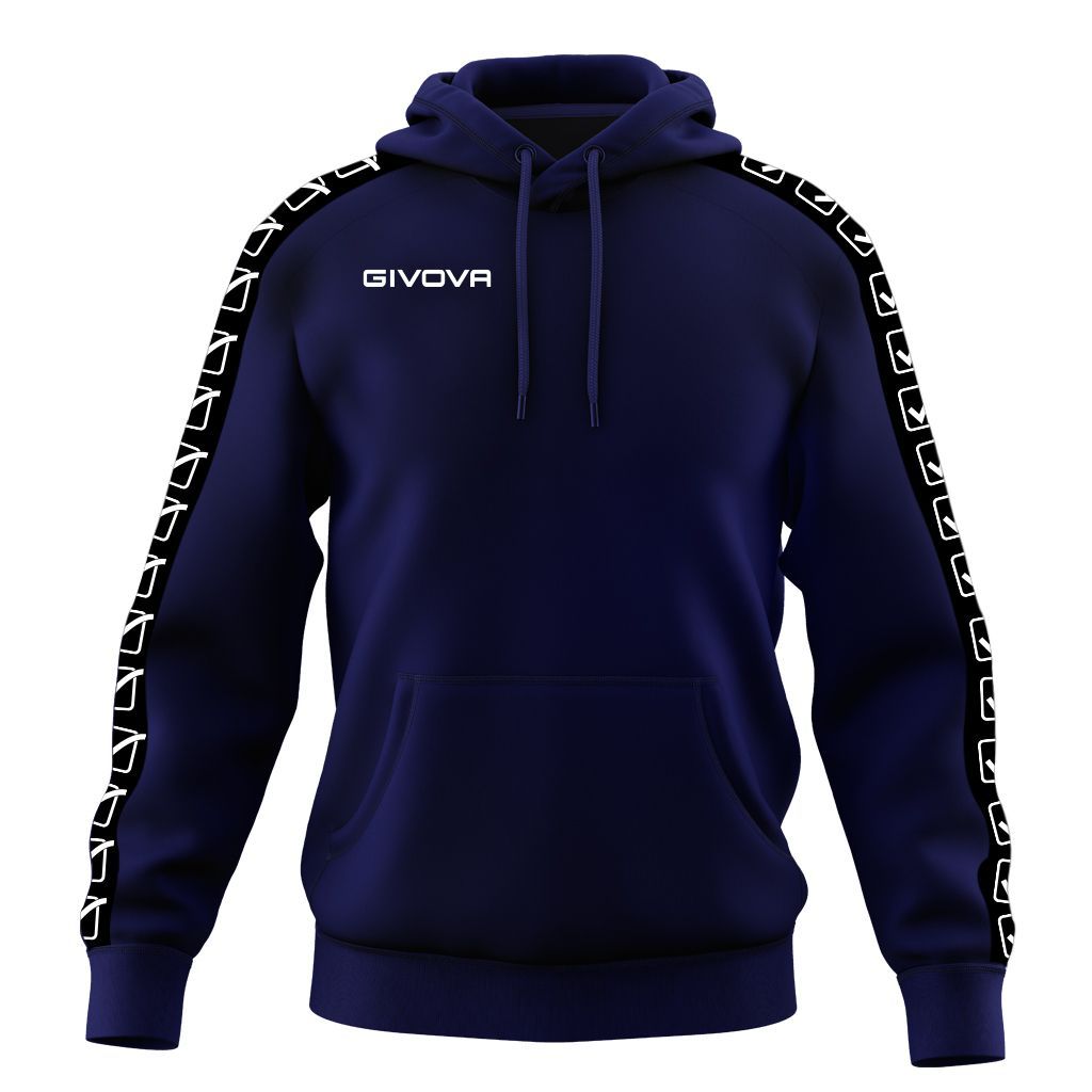 FELPA CON CAPPUCCIO TERRY BAND GIVOVA BA014-0004