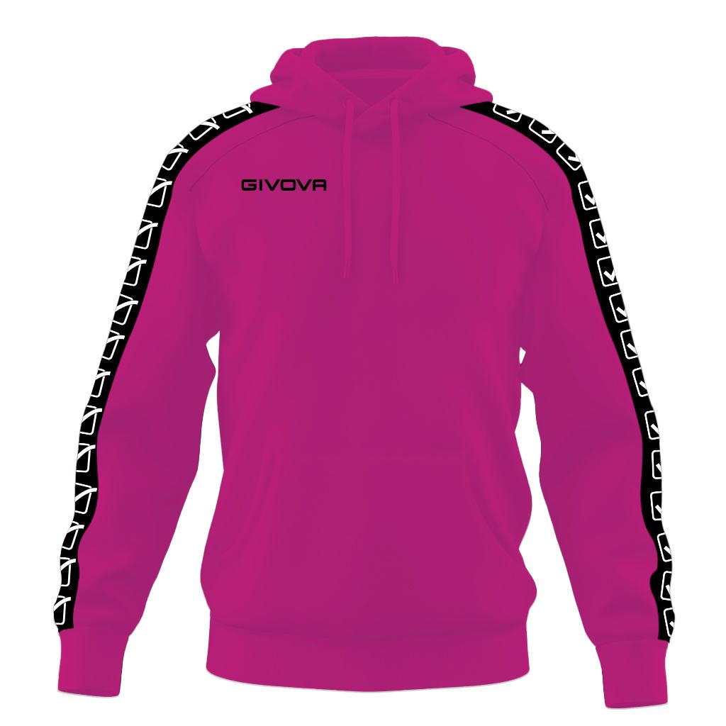 FELPA CON CAPPUCCIO TERRY BAND GIVOVA BA014-0006