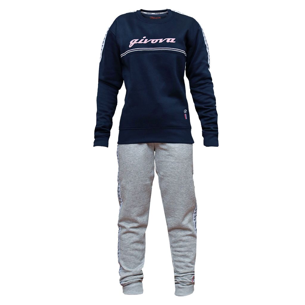 TUTA DONNA 100 G/COLLO CON BANDA IN FELPA GIVOVA LFD01-0427