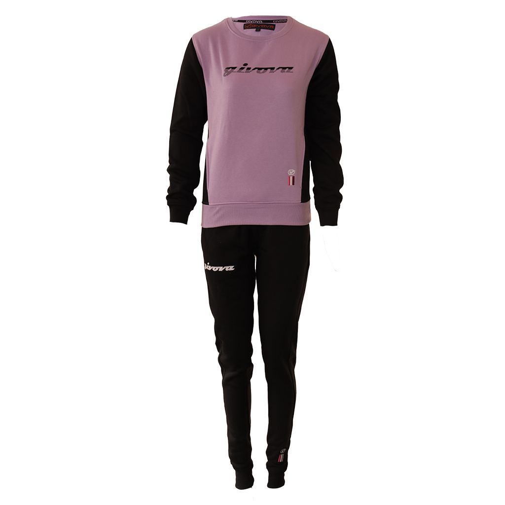 TUTA DONNA 102 G/COLLO CON TASCHE IN FELPA GIVOVA LFD03-1410