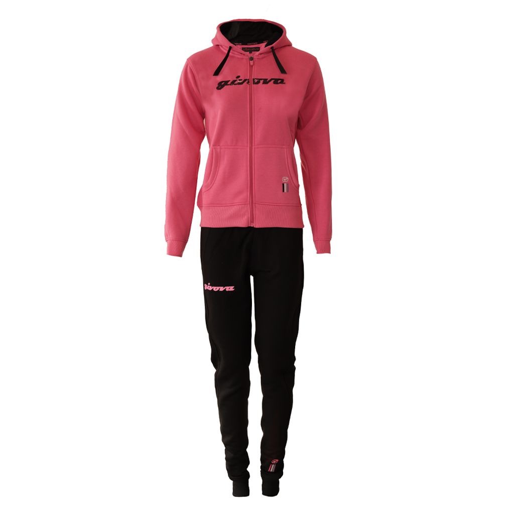 TUTA DONNA 105 PAILLETTES CON CAPP in FELPA GIVOVA LFD06-0610