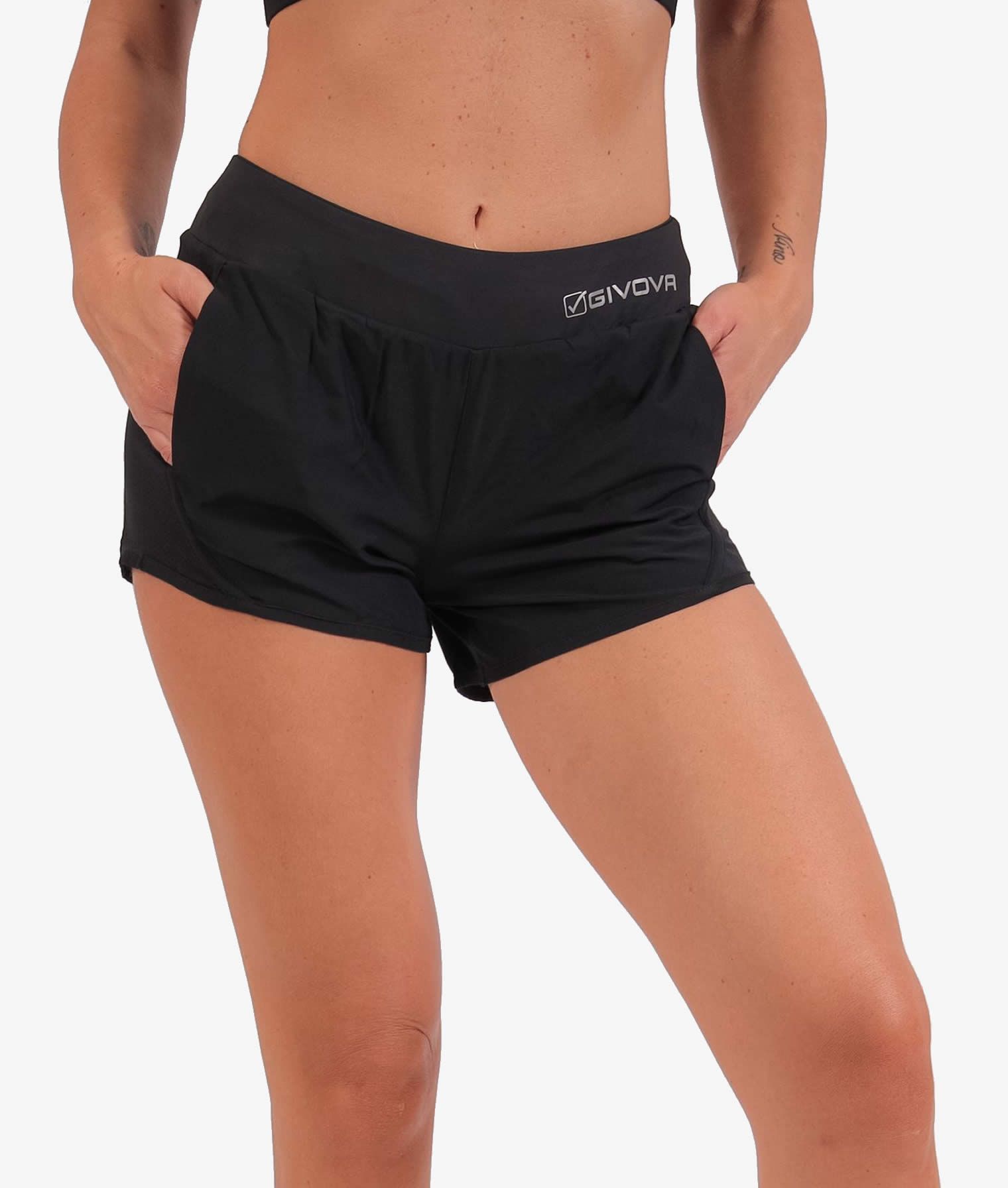 SHORT LOGO CATARIFRANGENTE GIVOVA FIT03-0010
