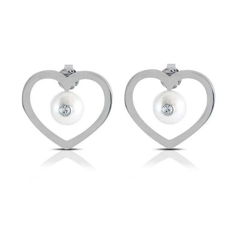 Orecchini da donna in Acciaio Ops Objects cuore Clip OPSOR-616