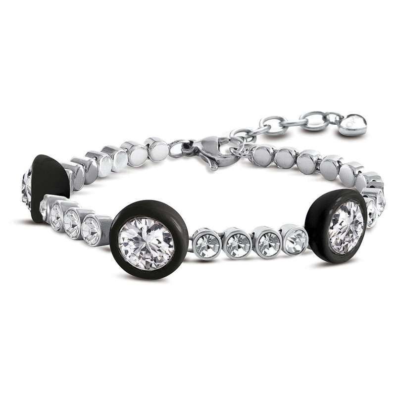 BRACCIALE WONDER 3 STONES BLACK OPSBR-659