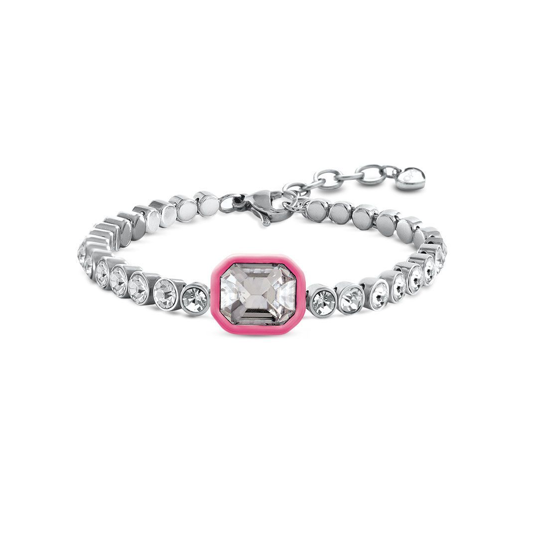 BRACCIALE WONDER SINGLE STONE FUCSIA OPSBR-669