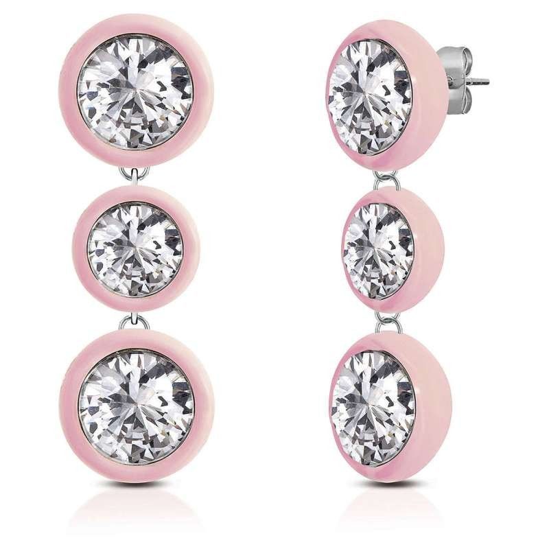 OPS ORECCHINI WONDER 3 STONES ROSE OPSOR-668