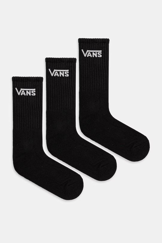 CALZINI VANS SET 3 PZ Classic Crew  VN000QBVBLK1