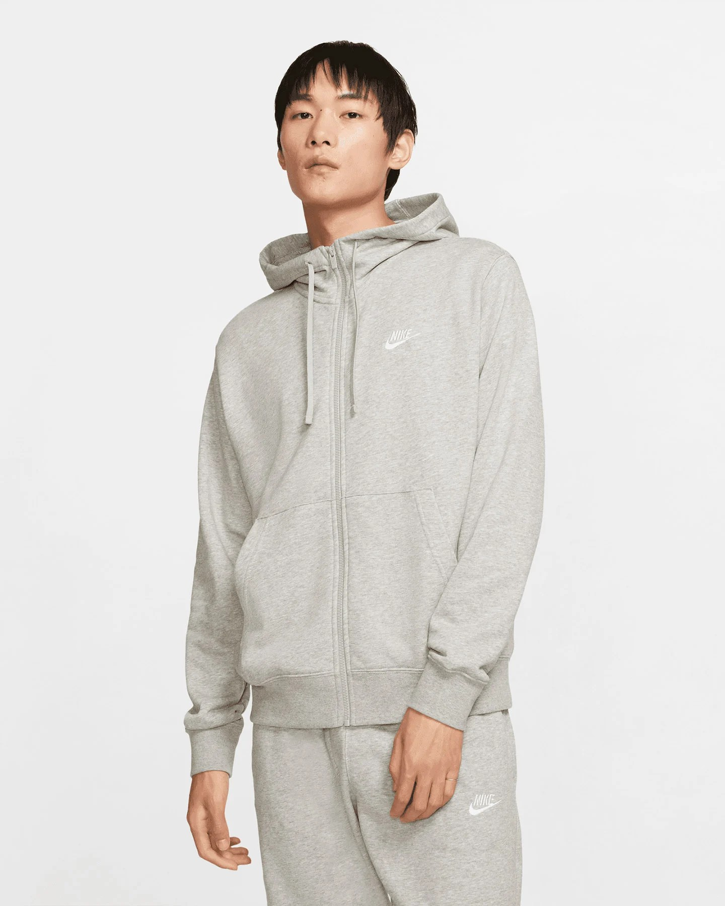 Felpa con cappuccio FullZip Nike Club BV2648-063