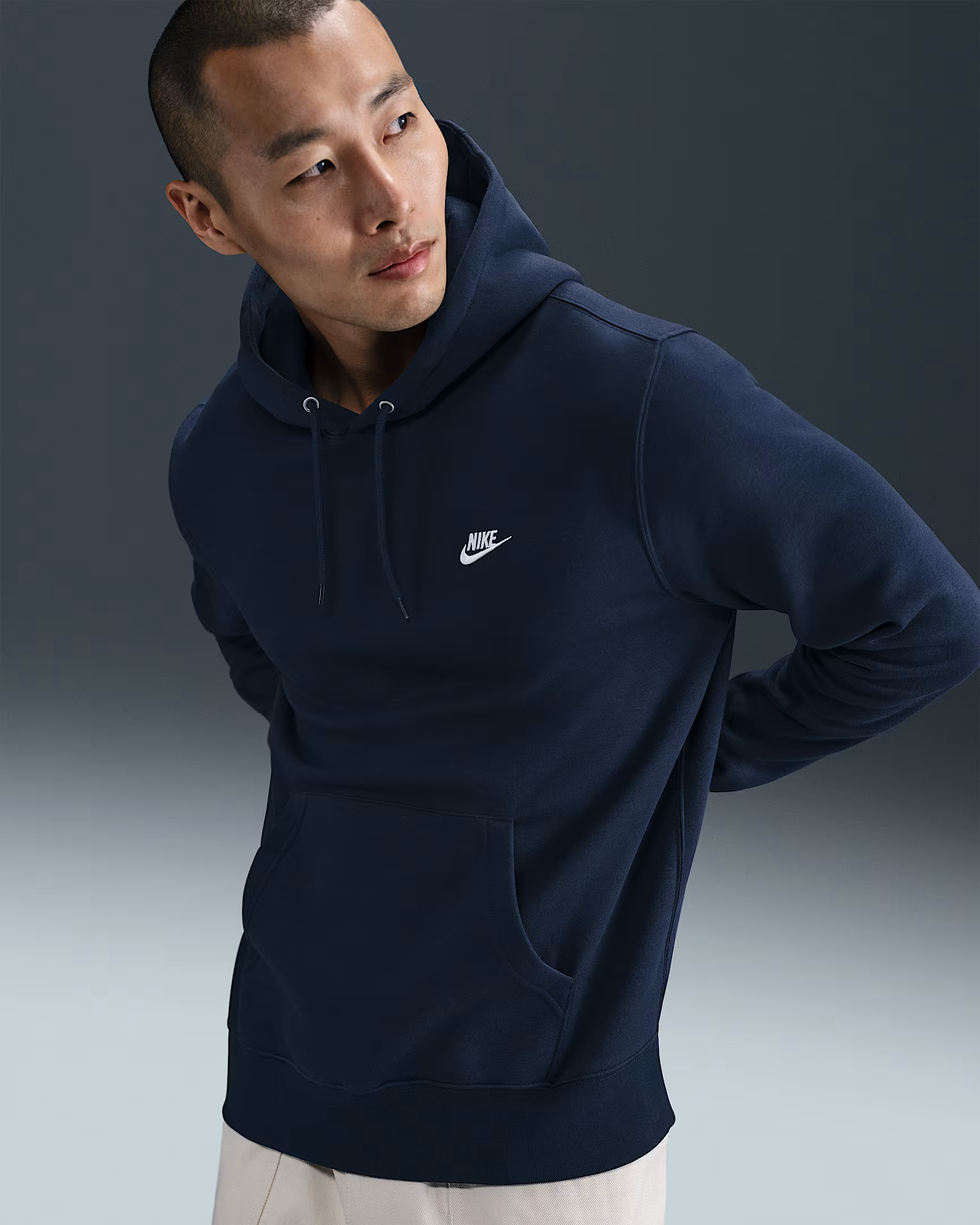 Felpa pullover fleece con cappuccio Nike Club FN3859-451      