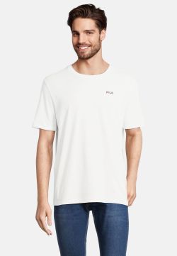 T-SHIRT ( 2 PEZZI ) FILA  NERO E BIANCO FAM0083-83072 Set di 2 t-shirt in cotone