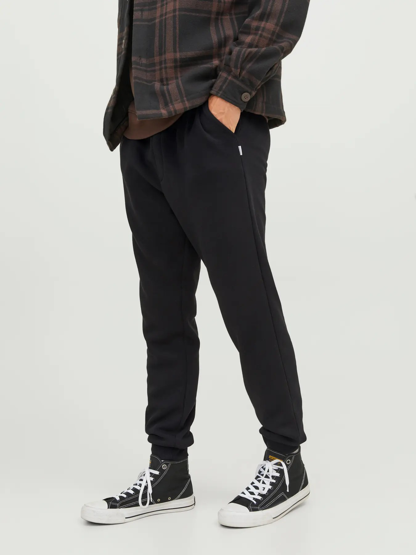 PANTALONE FELPATO JPSTGORDON BRADLEY NOOS 12249274-BLACK