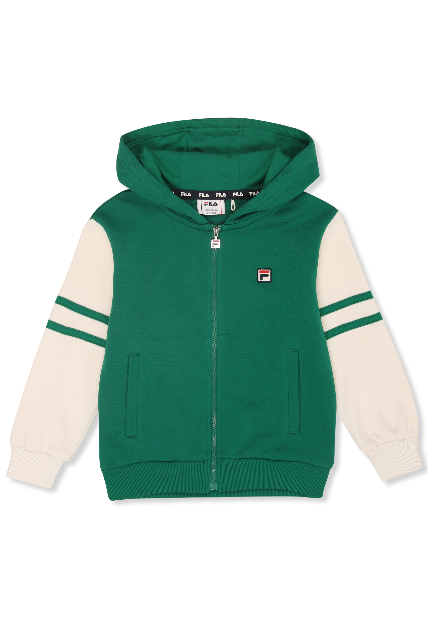 Felpa junior  full zip Fila Vercelli Regular FAK0436-63184