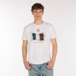 T-Shirt Bandiera Italia  SM8E6C00010FIV-BI