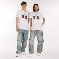 T-Shirt Bandiera Italia  SM8E6C00010FIV-BI