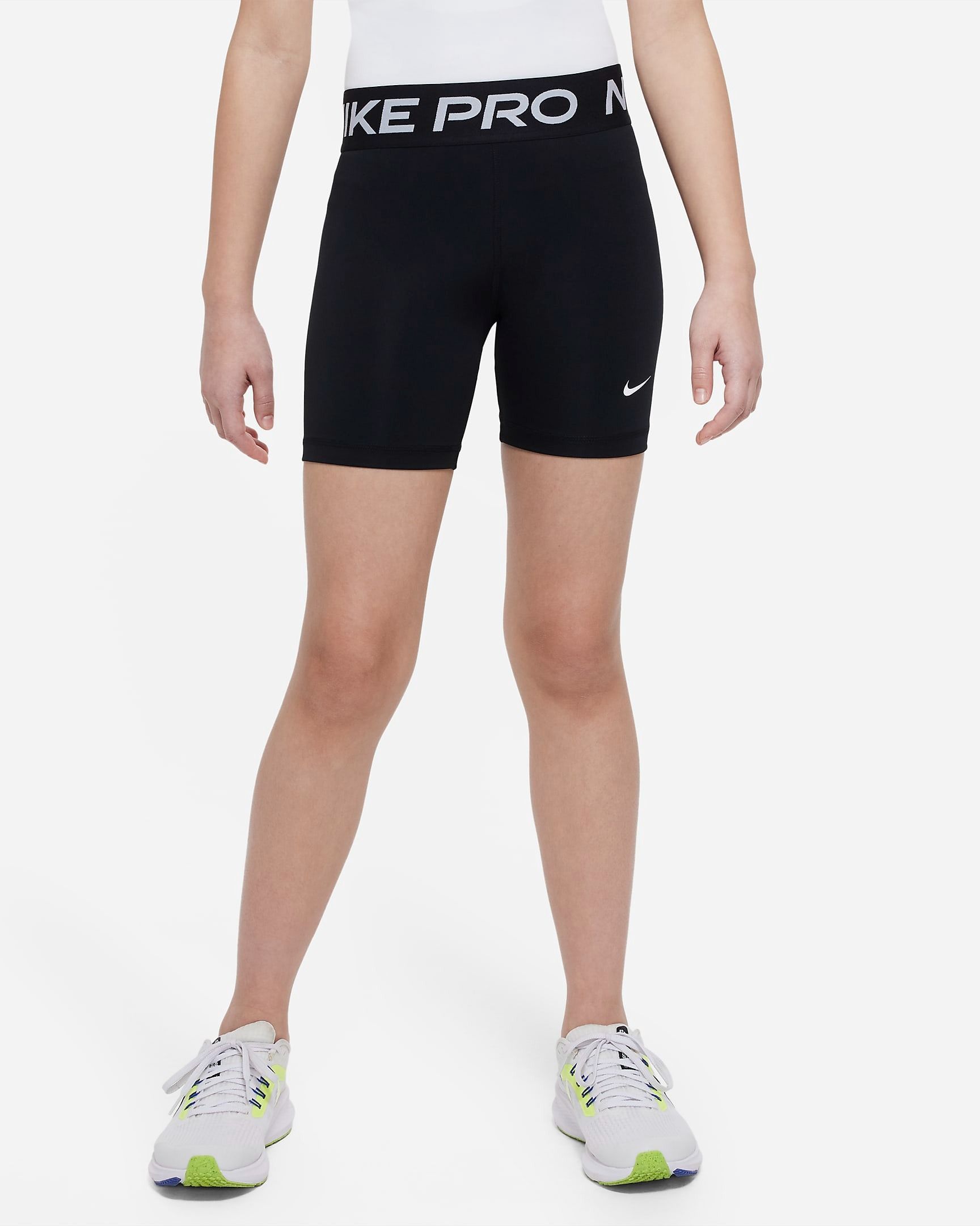 PANTALONCINI NIKE PRO FB1081-010       Shorts 13 cm Dri-FIT – Ragazza