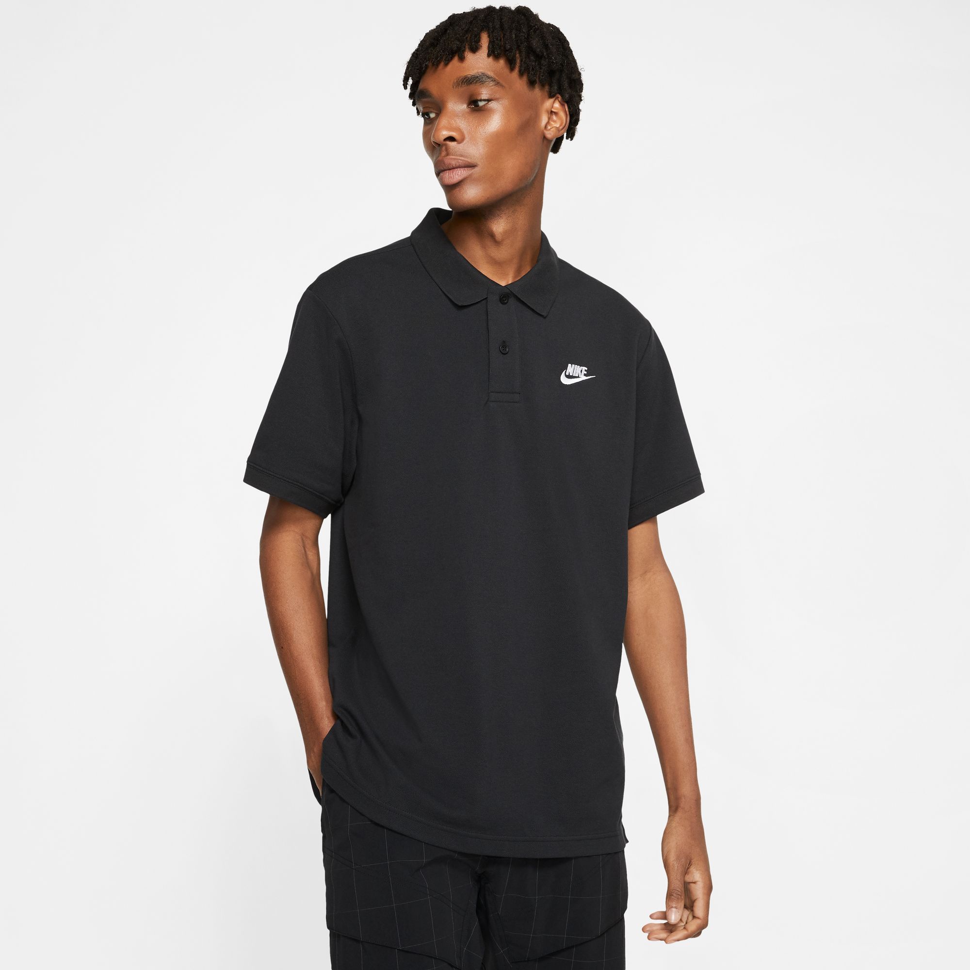 POLO NIKE SPORTSWEAR  CJ4456-010       100% COTTONE