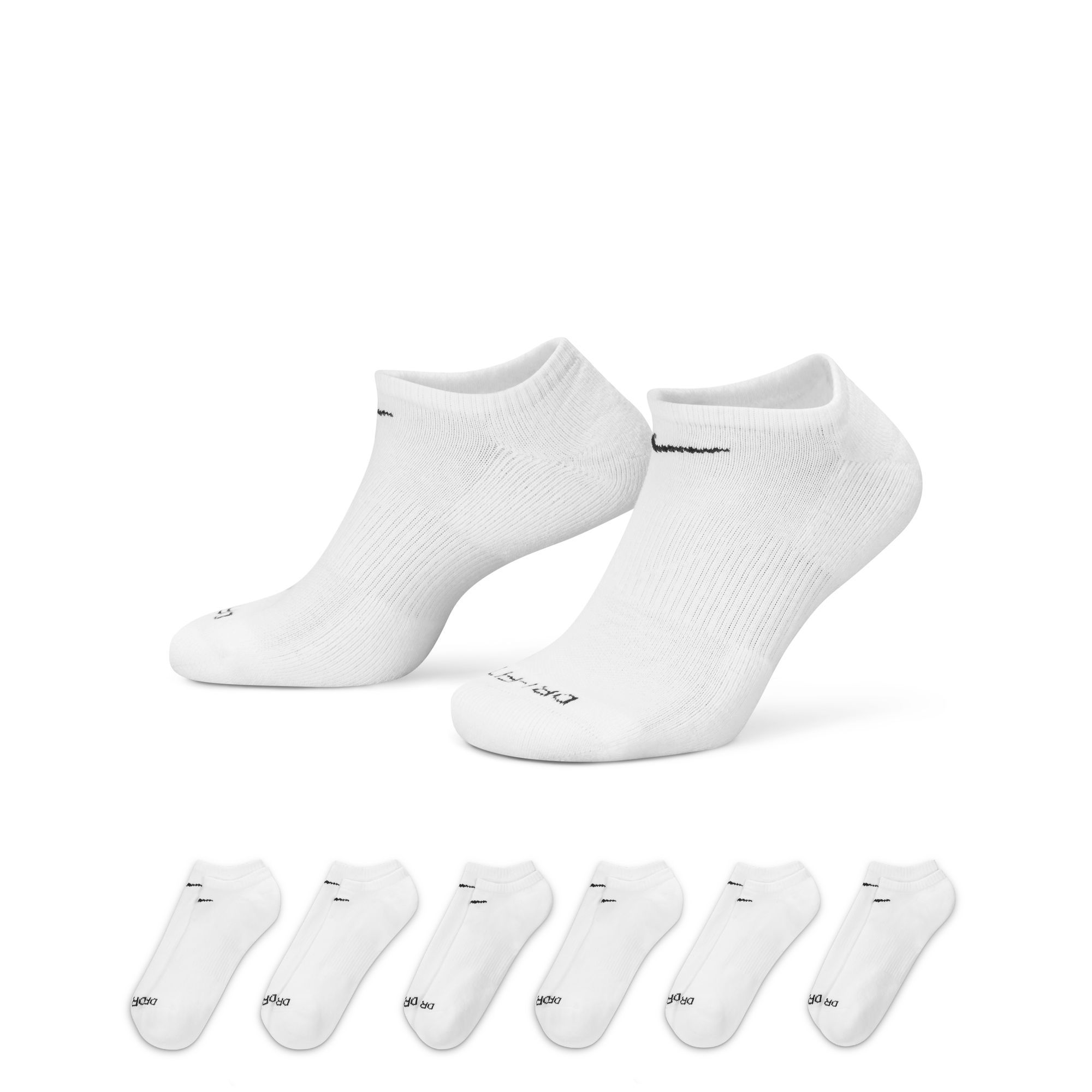 CALZINI NIKE 6 PACK SX6898-100 100% TEXTILE