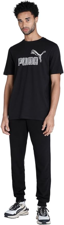 T-SHIRT Puma Graphics 674473-01 100% COTONE
