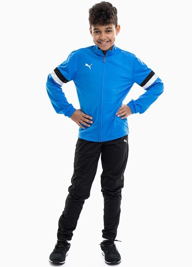 TUTA COMPLETA PUMA JUNIOR Team Rise Jr 658655-02        100% recycled polyester
