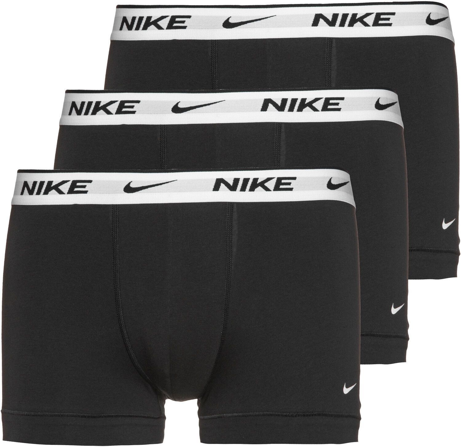 Boxer Nike TRUNK 3 PEZZI Nero 0000KE1008-859 95% Cotone, 5% Elastam/lycra