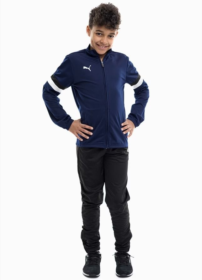TUTA COMPLETA PUMA JUNIOR Team Rise Jr 658655-06        100% poliestere riciclato