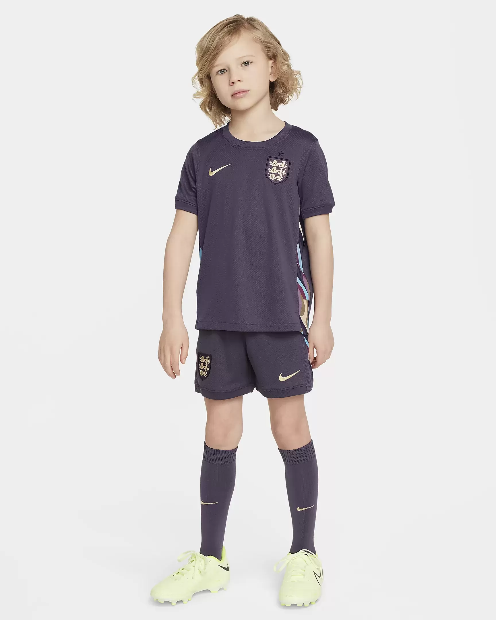Completini da calcio England 2024/2025 Stadium Away FJ1590-573 100% poliestere