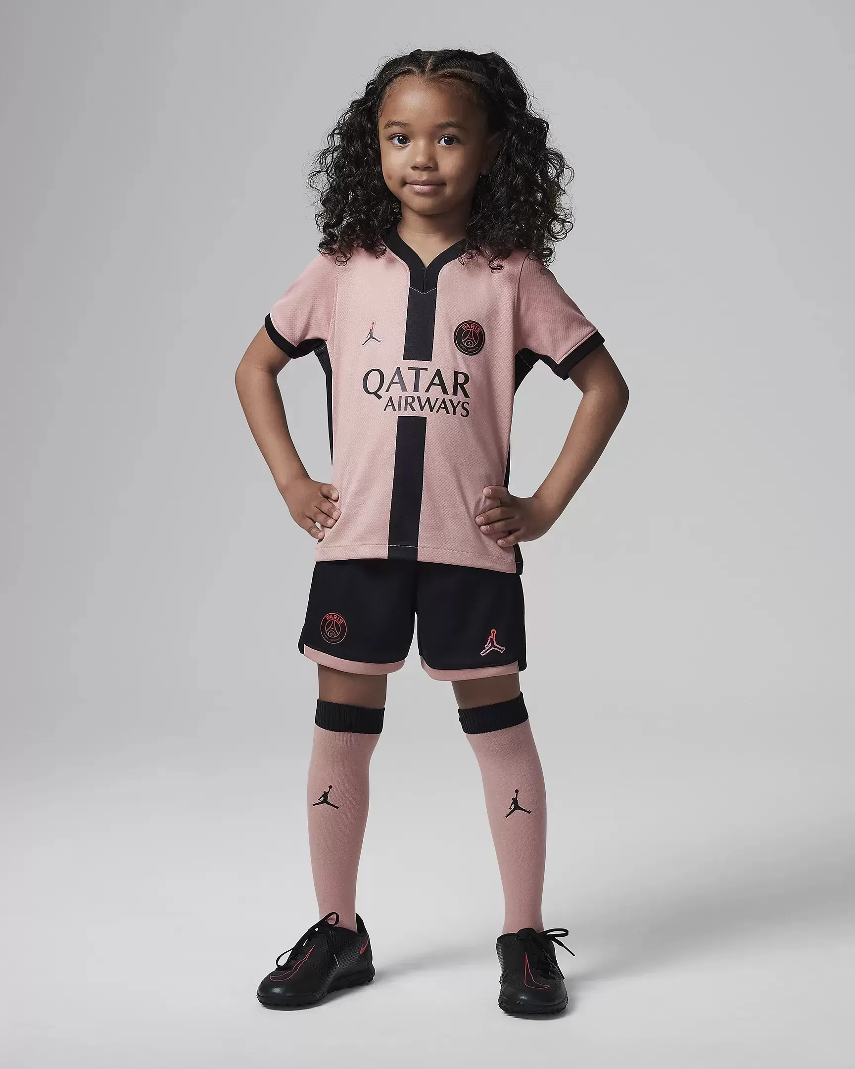 Divisa da calcio Bambino/a replica in 3 pezzi Jordan PSG 24/25 Stadium – Terza FQ2270-686 100% poliestere