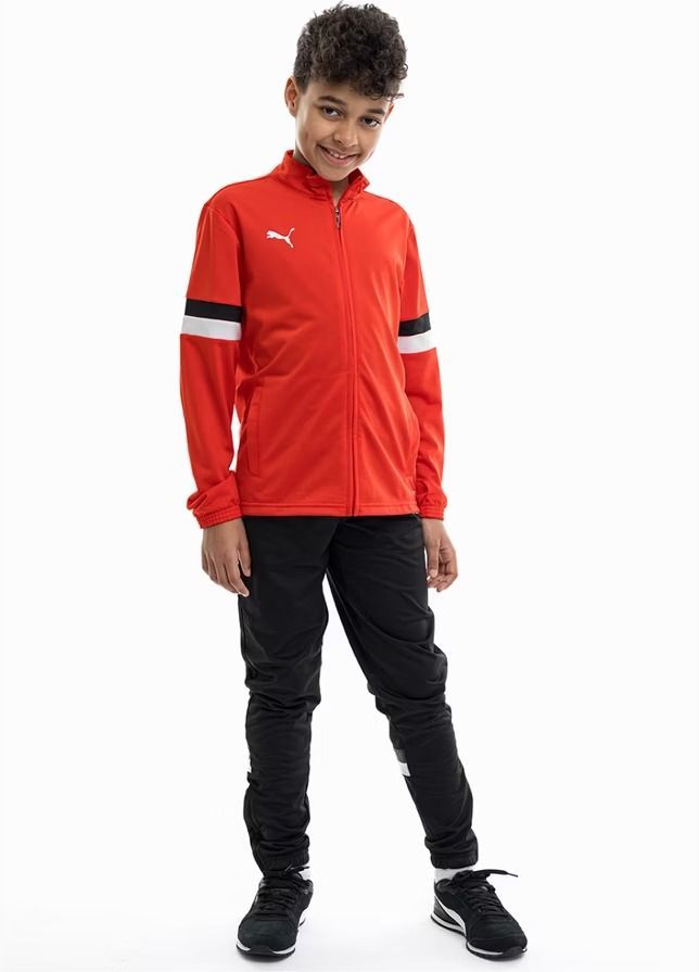 TUTA COMPLETA JUNIOR PUMA Team Rise Jr 658655-01 100% poliestere