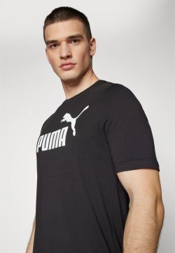 T-SHIRT PUMA ESS LOGO TEE 586666-01 100% cotone